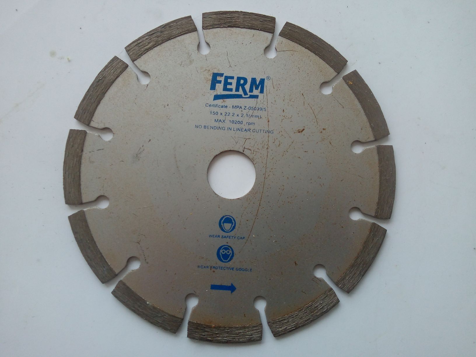 Диамантен диск  ф 150 х 22. х 2.1 мм armen-tools